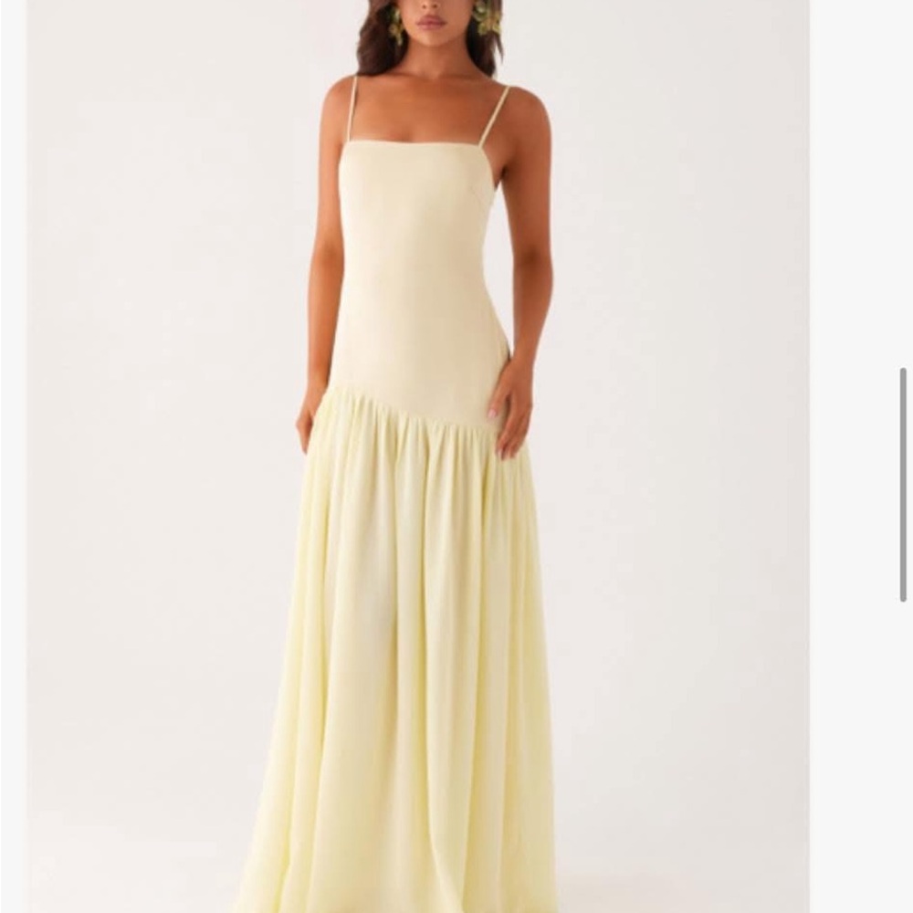 Peppermayo Soft Yellow Maxi Dress